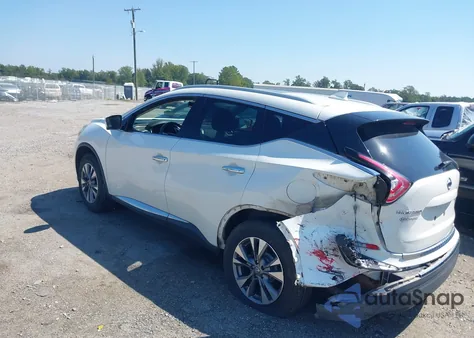 2017 Nissan Murano Sl from USA, damaged, VIN 5N1AZ2MH3HN123999